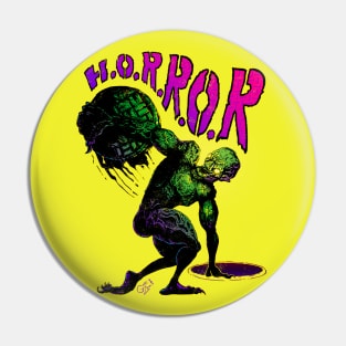 Horror Movie Creature Humanoid Undercover Discóbolo Pin