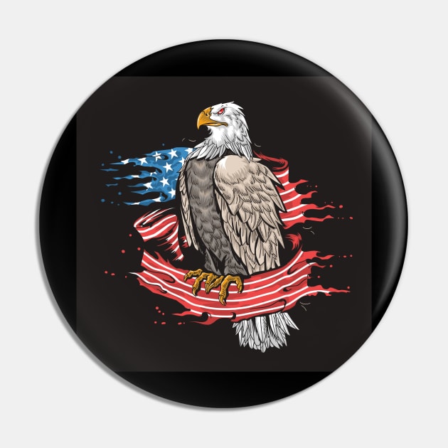 American eagle Pin by lemirbashir