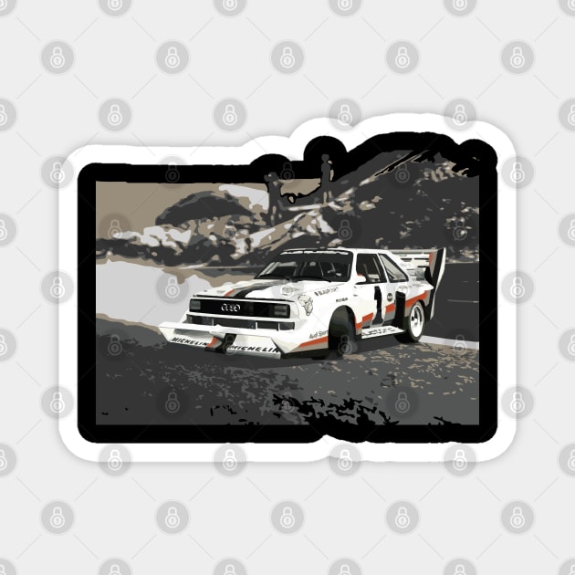 Hill Climb Race Car Rally Röhrl Magnet by cowtown_cowboy