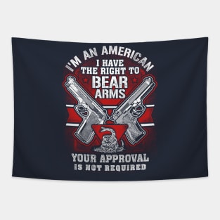 Gun Rights Shirt | Right To Bear Arms Tee Tapestry