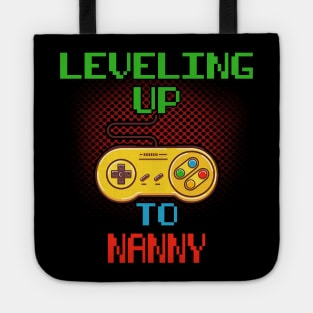 Promoted To Nanny T-Shirt Unlocked Gamer Leveling Up Tote