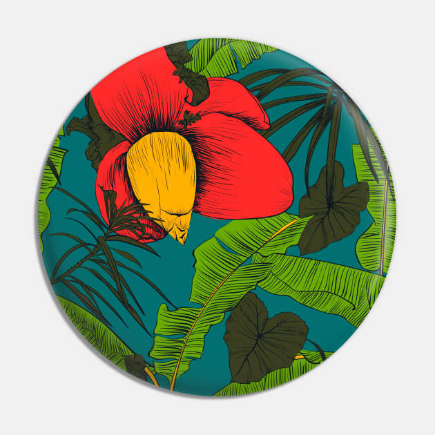 Seamless tropical pattern with banana palms Pin by Olga Berlet