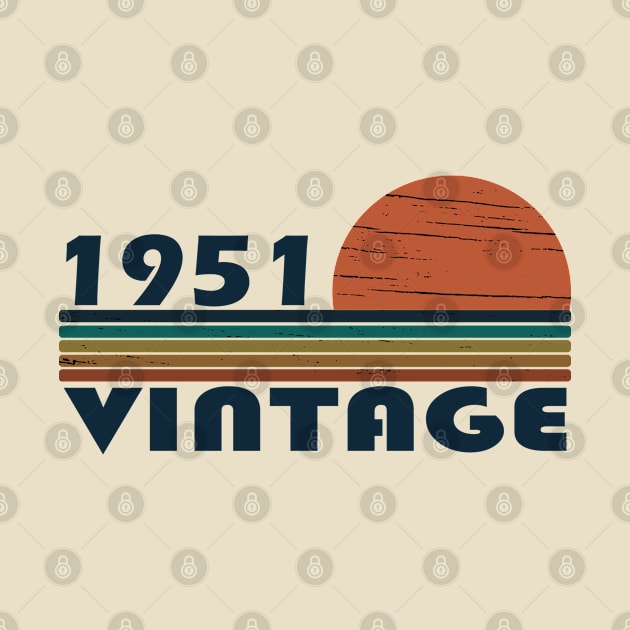 vintage 1951 birthday classic by omitay