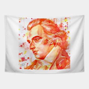 FRIEDRICH. SCHILLER watercolor portrait Tapestry