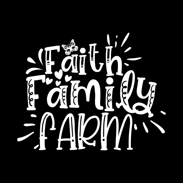 Faith Family Farm, Family Gift, Gift For Family, Back To Home, by CoApparel