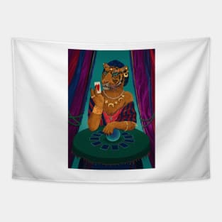 Tigress fortune teller Tapestry