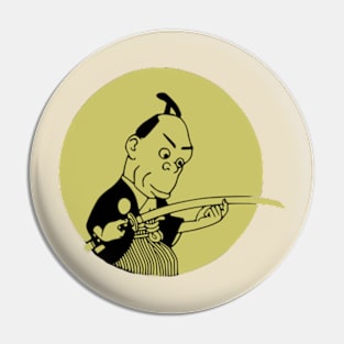 Retro Japanese Namakura Getana character Pin