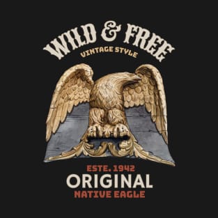 Native Eagle Vintage Style T-Shirt