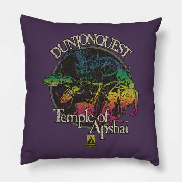 Dunjonquest: Temple of Apshai 1979 Pillow by JCD666