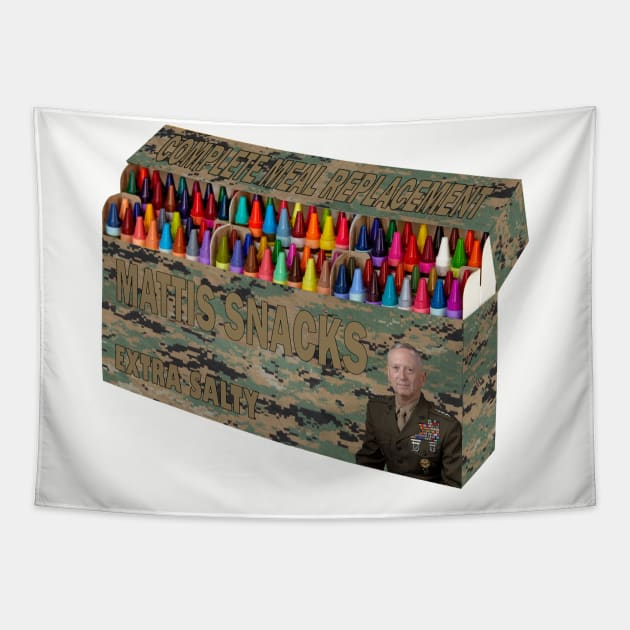 Mattis Snacks Tapestry by TheManyFaced