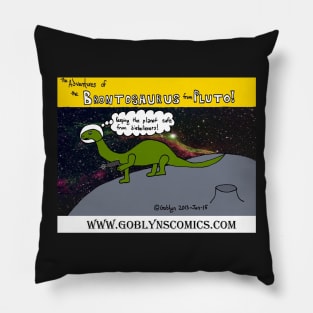 Brontosaurus from Pluto! Pillow