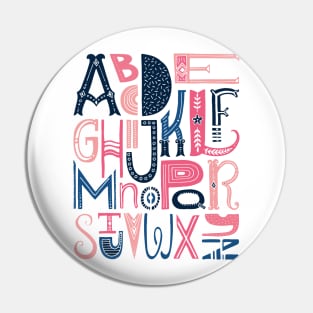 Alphabet Pin