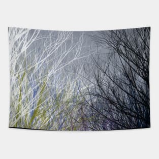 Colored branches Tapestry