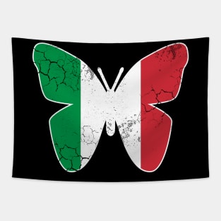 Italian Flag Butterfly Italy Italia Family Heritage Tapestry