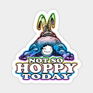 Not So Hoppy Today Rainbow Magnet