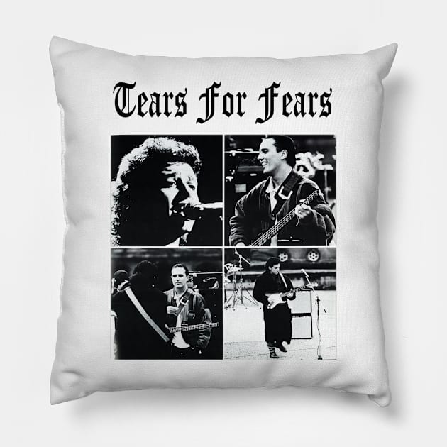 tears for fears Pillow by AlexPeechow