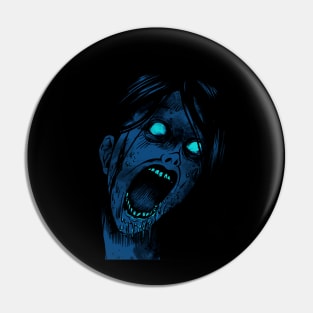 scary ghost Pin