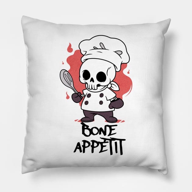 Bone Appetit Pillow by Norse Magic