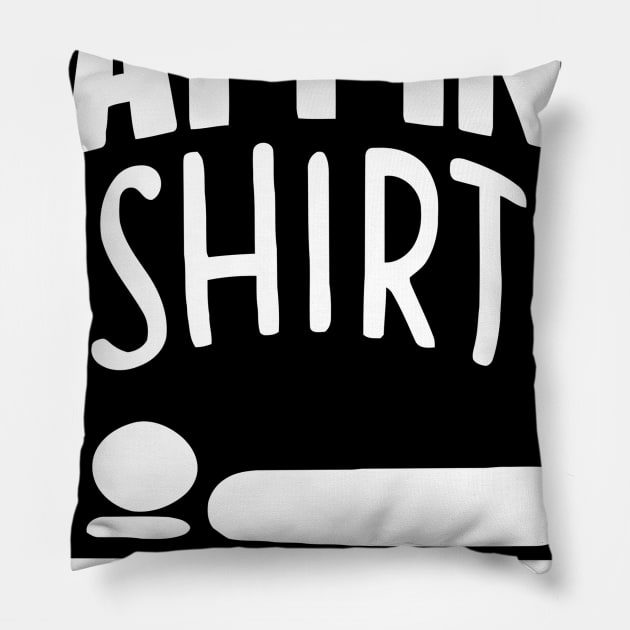 Napping Shirt Pillow by Ramateeshop