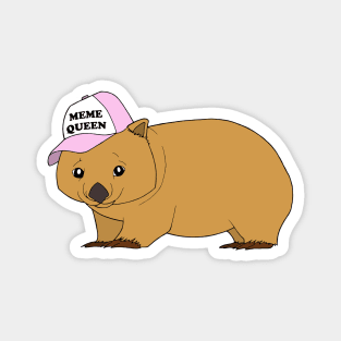 Wombat - meme queen Magnet