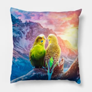 Bird Love Pillow