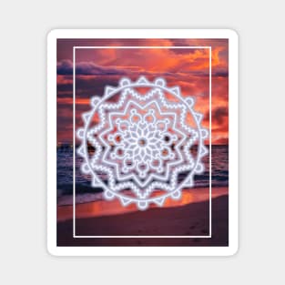 Lace Sunset Magnet