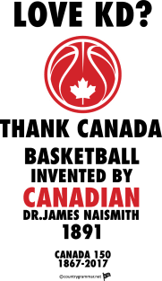 Canada150 Basketball/KD Magnet