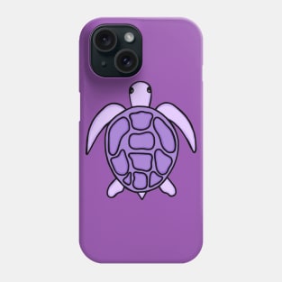 Cute And Adorable Pastel Purple Turtle Phone Case