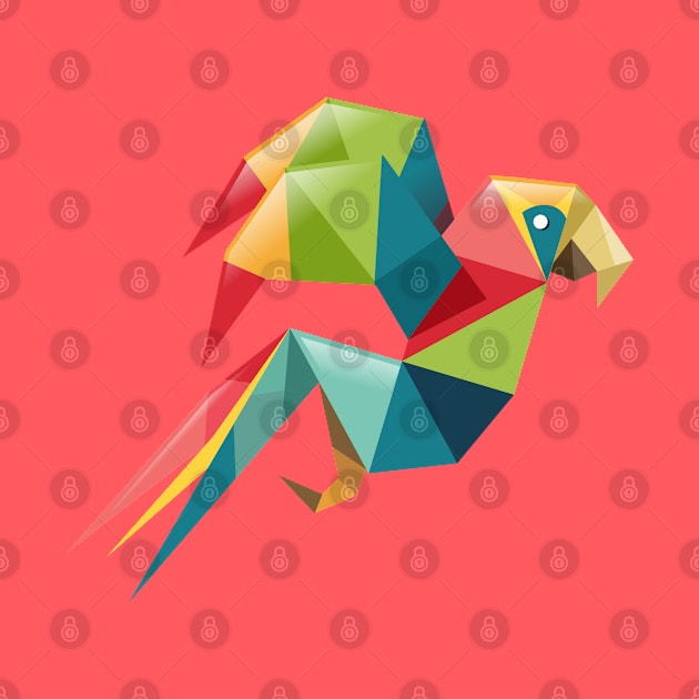 Parrot Origami by michony