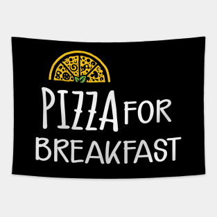 Pizza for breakfast Tapestry