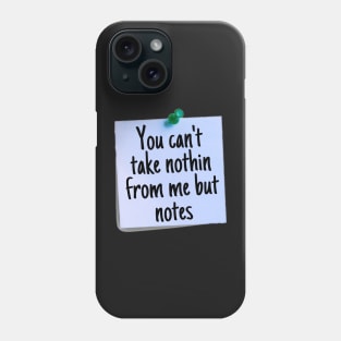 Blue Sticky Note Phone Case