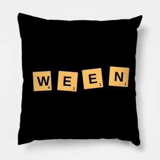 WEEN Scrabble Points Pillow