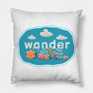 wander (again) Pillow