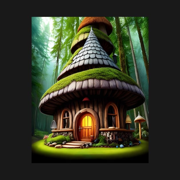 Mushroom House 04 by Jaymz Weiss Designz