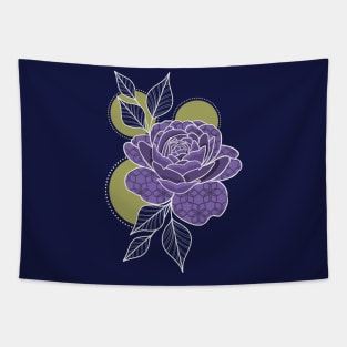 Grape and Olive Bloom Tapestry