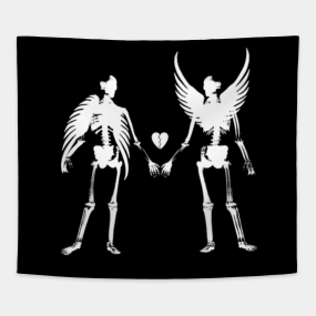 Skeletons Tapestries Teepublic