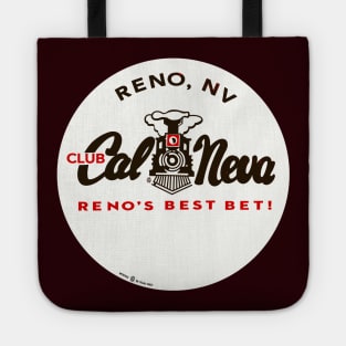 Vintage Cal Neva Club Casino Reno Nevada Ashtray Design Tote