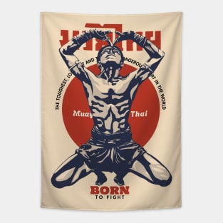 Muay Thai Boran Wai Kru Tapestry