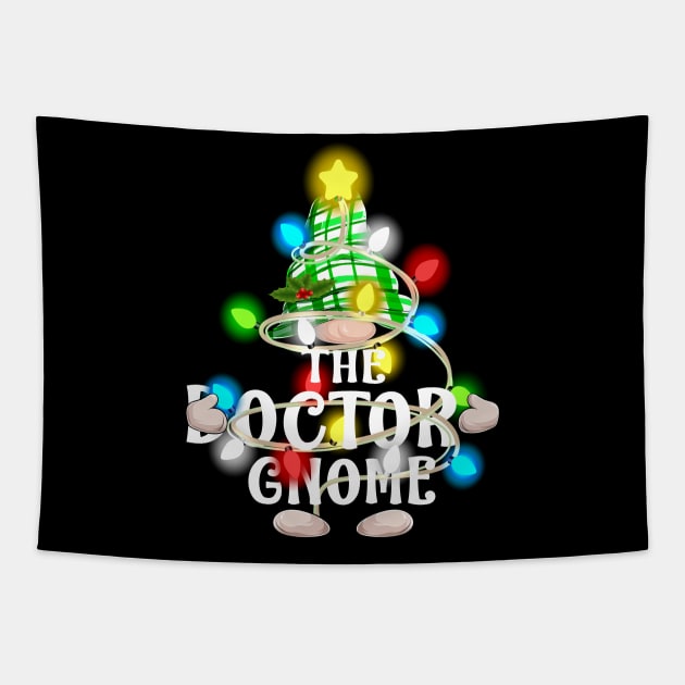 The Doctor Gnome Christmas Matching Family Shirt Tapestry by intelus