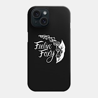 Feeling Foxy White Foxglove Phone Case