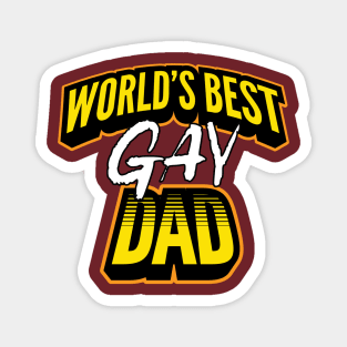 World's Best Gay Dad Magnet