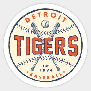 Erie SeaWolves RC Detroit Tigers Metallic Sticker