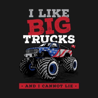 I Like Big Trucks And I Cannot Lie Big Foot Monster Truck Premium T-Shirt