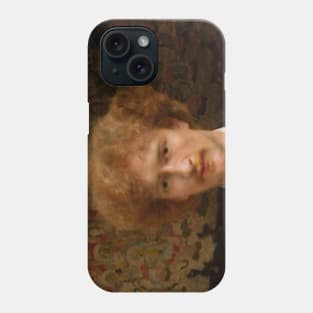 Portrait of Ignacy Jan Paderewski by Lawrence Alma-Tadema Phone Case