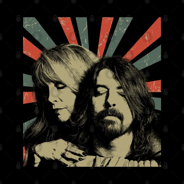 Stevie Nicks || Vintage Art Design || Dave Grohl by Setipixel