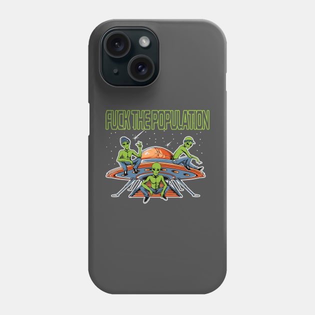 Alien Invasion Phone Case by semburats