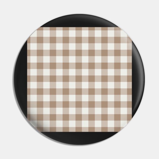 Gingham   by Suzy Hager       Clint Collection 5,   Shades of Cream and Brown Pin by suzyhager