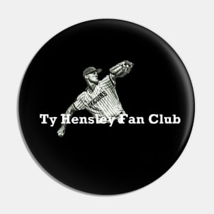 Ty Hensley Fan Club Retro Worn Design Pin