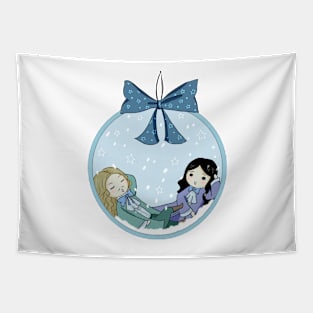 Xmas Monchevy Ball Tapestry