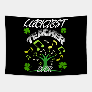 Luckiest Teacher Ever Tapestry